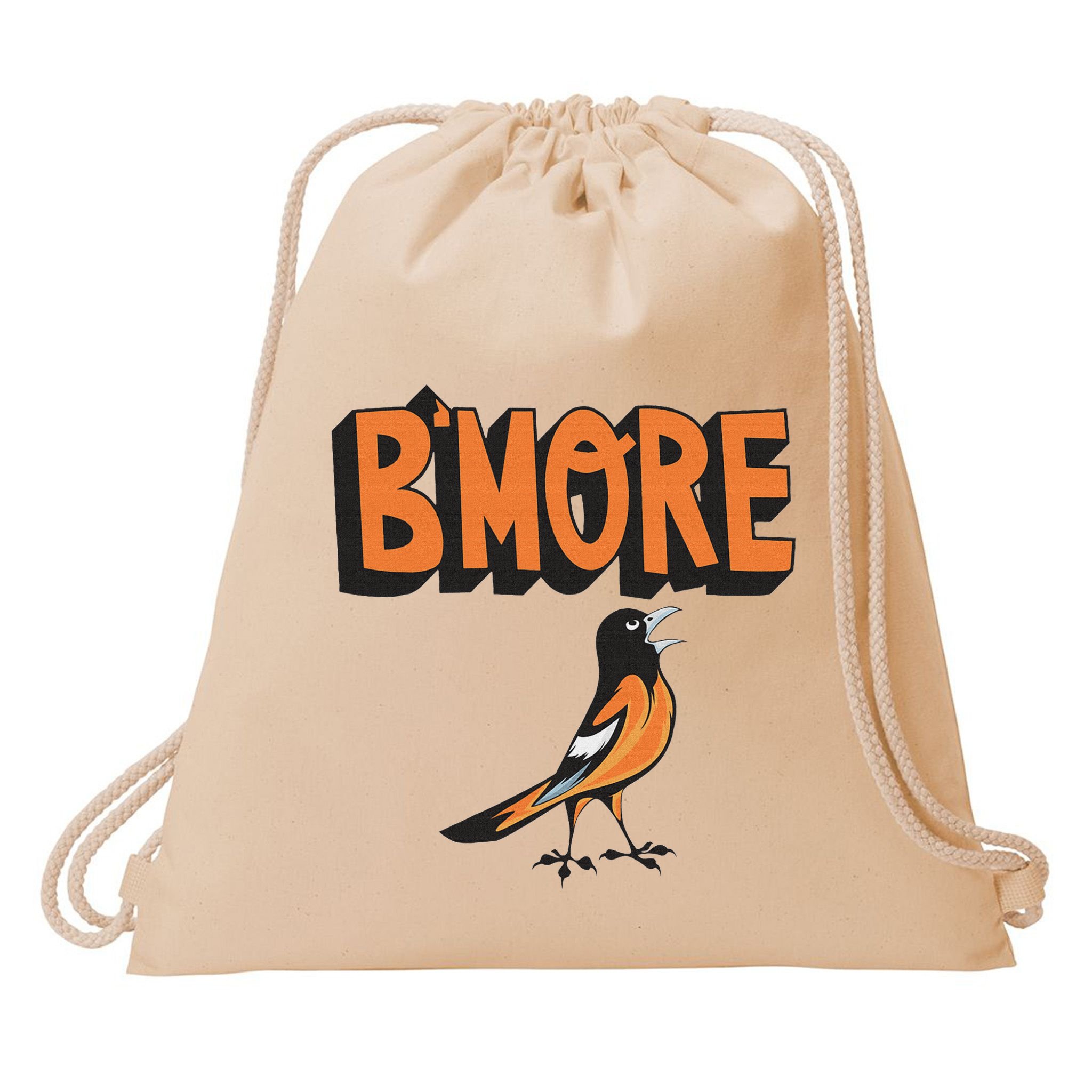 Baltimore Pride Bmore Maryland Md Drawstring Bag