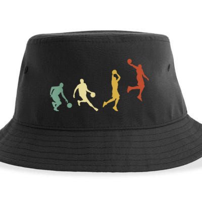 Basketball Player Basketballer Sports Evolution Sustainable Bucket Hat