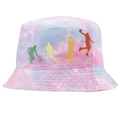 Basketball Player Basketballer Sports Evolution Tie-Dyed Bucket Hat