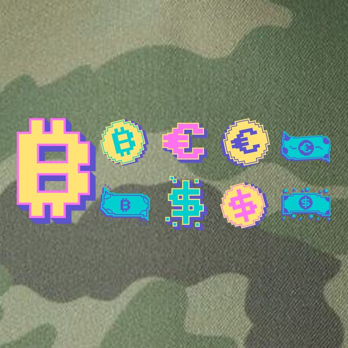 Bitcoin Pixelated Legacy Tie Dye Trucker Hat