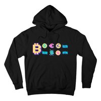 Bitcoin Pixelated Hoodie