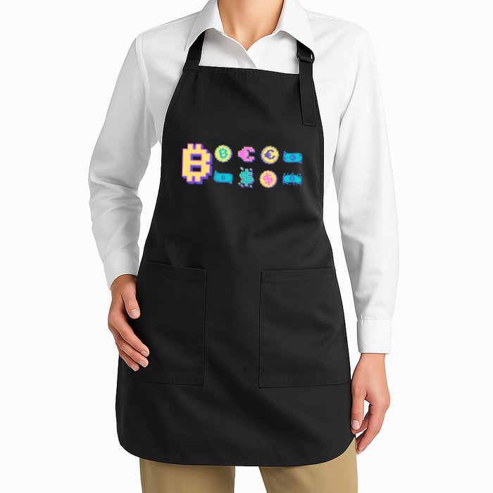 Bitcoin Pixelated Apron