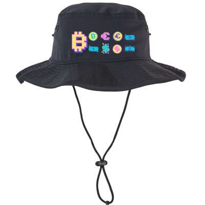 Bitcoin Pixelated Bucket Hat