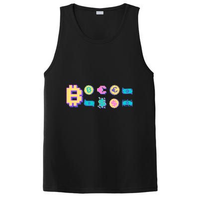 Bitcoin Pixelated PosiCharge Competitor Tank