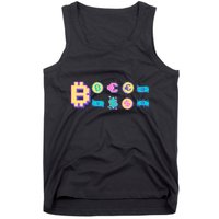 Bitcoin Pixelated Tank Top