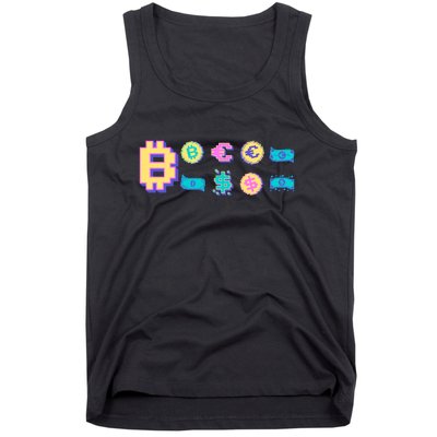 Bitcoin Pixelated Tank Top