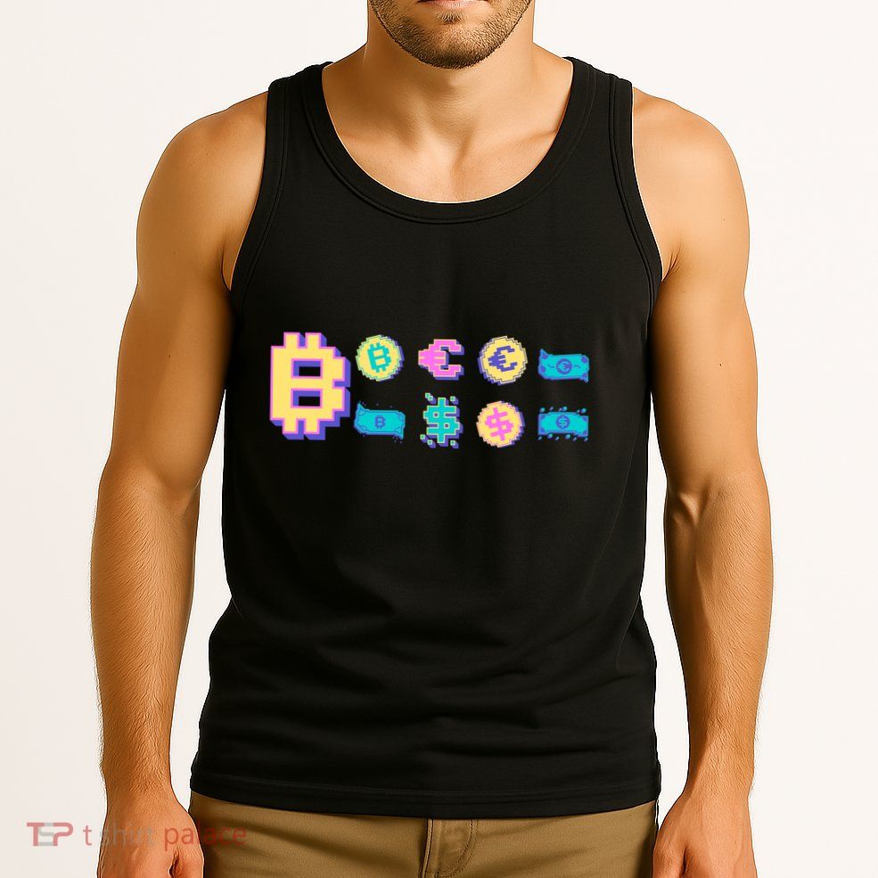 Bitcoin Pixelated Tank Top
