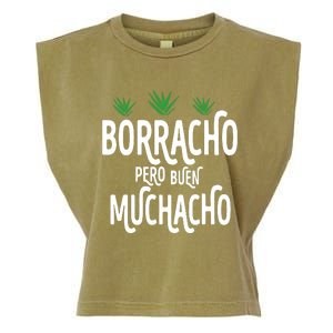 Borracho Pero Buen Muchacho Garment-Dyed Women's Muscle Tee