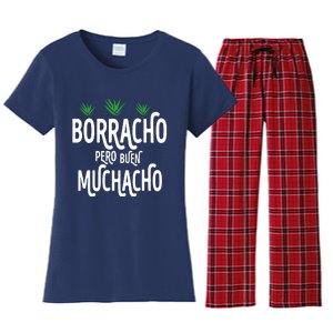 Borracho Pero Buen Muchacho Women's Flannel Pajama Set