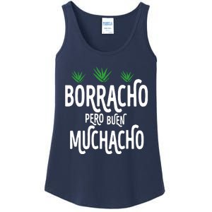 Borracho Pero Buen Muchacho Ladies Essential Tank