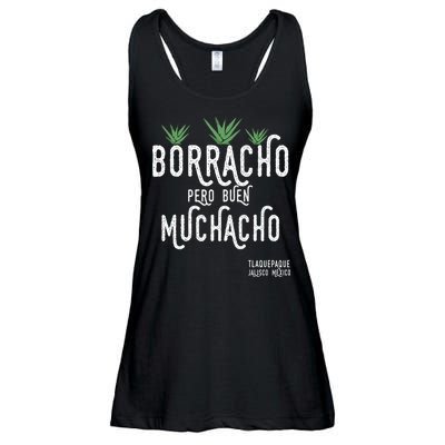 Borracho Pero Buen Muchacho Mexico Saying Ladies Essential Flowy Tank