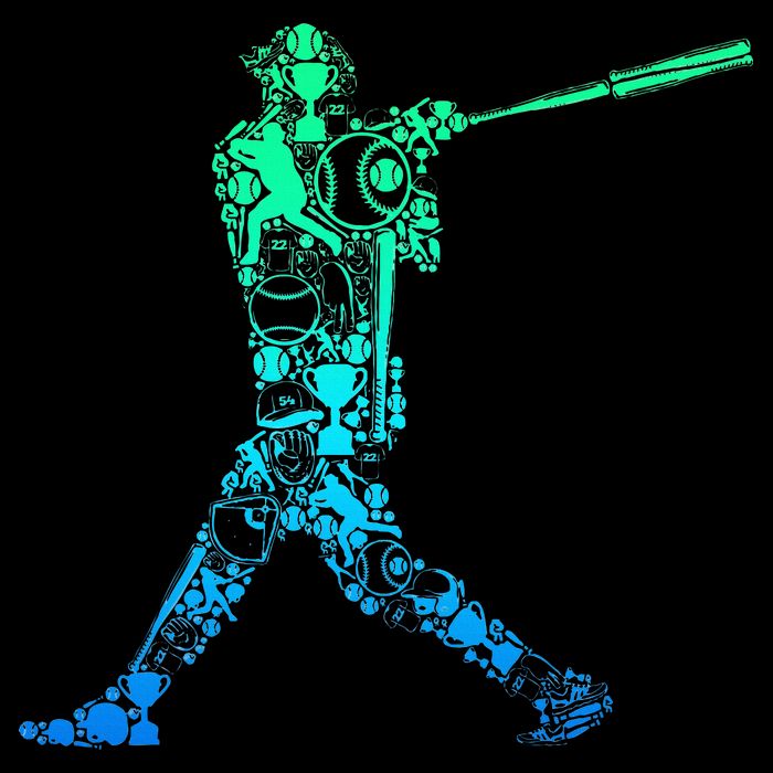 Baseball Player Batter Cooling Performance Crew T-Shirt