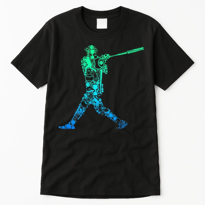 Baseball Player Batter Tall T-Shirt
