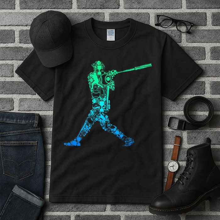 Baseball Player Batter Tall T-Shirt
