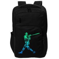 Baseball Player Batter Impact Tech Backpack