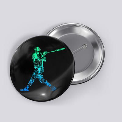 Baseball Player Batter Button