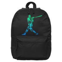 Baseball Player Batter 16 in Basic Backpack