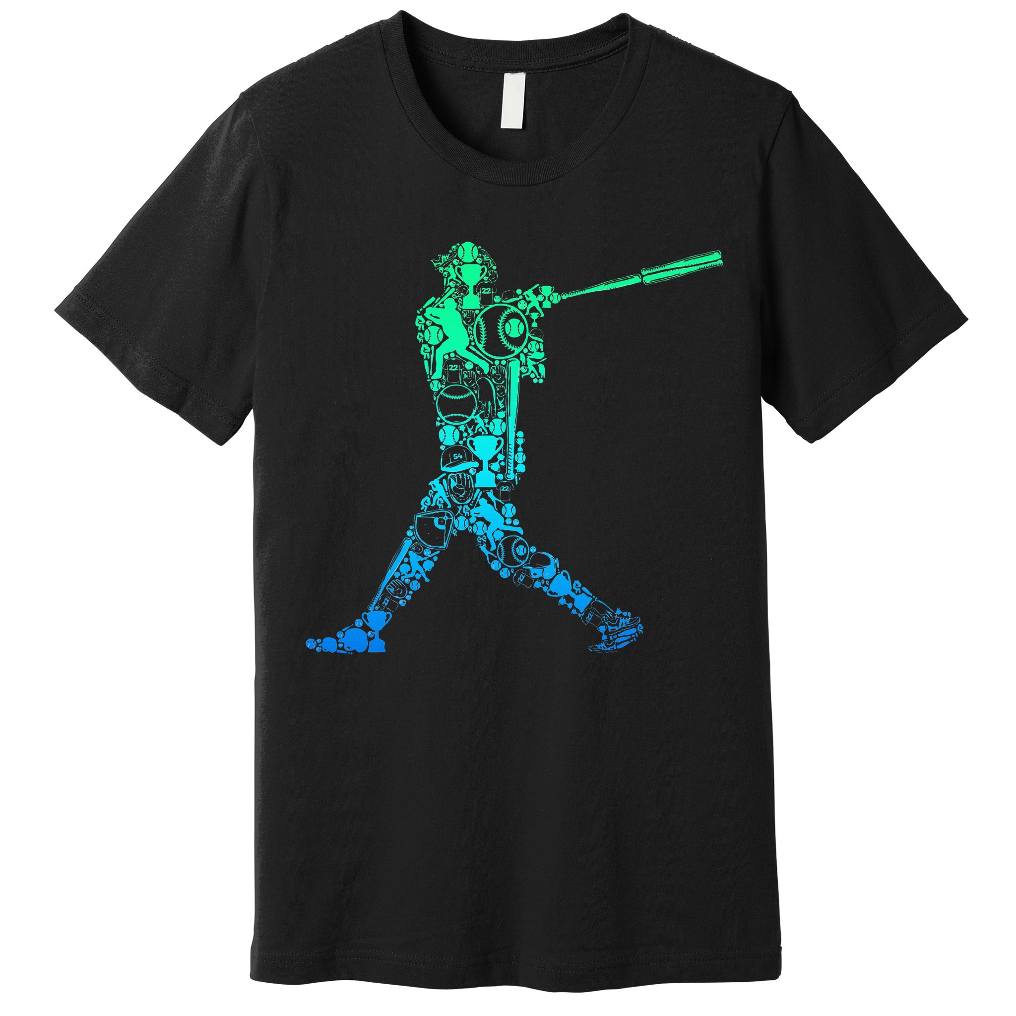 Baseball Player Batter Premium T-Shirt