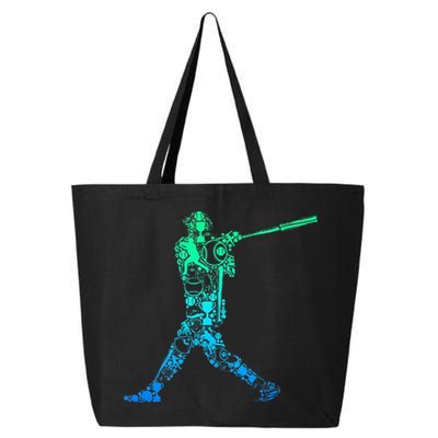 Baseball Player Batter 25L Jumbo Tote