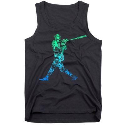 Baseball Player Batter Tank Top