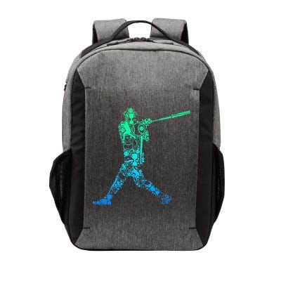 Baseball Player Batter Vector Backpack