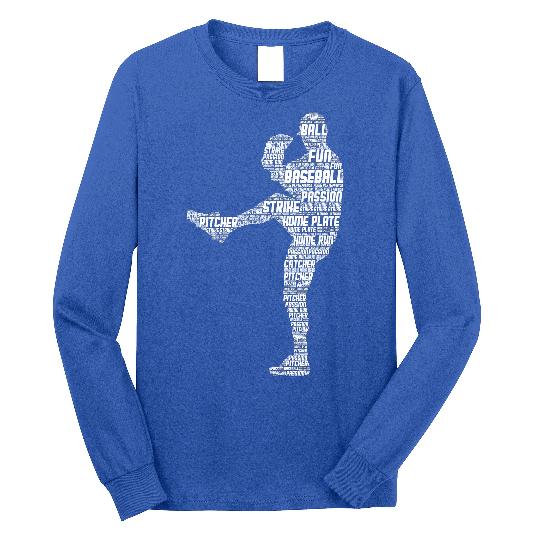 Baseball Pitcher Long Sleeve Shirt