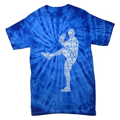 Baseball Pitcher Tie-Dye T-Shirt