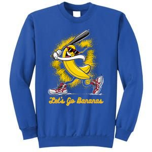 Banana Playing Baseball Fruit Lover Sweatshirt