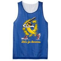 Banana Playing Baseball Fruit Lover Mesh Reversible Basketball Jersey Tank