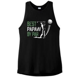 Best Papaw By Par Fathers Day Gifts Golf Lover Ladies PosiCharge Tri-Blend Wicking Tank