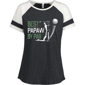 Best Papaw By Par Fathers Day Gifts Golf Lover Enza Ladies Jersey Colorblock Tee