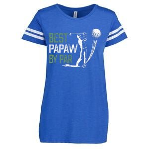 Best Papaw By Par Fathers Day Gifts Golf Lover Enza Ladies Jersey Football T-Shirt