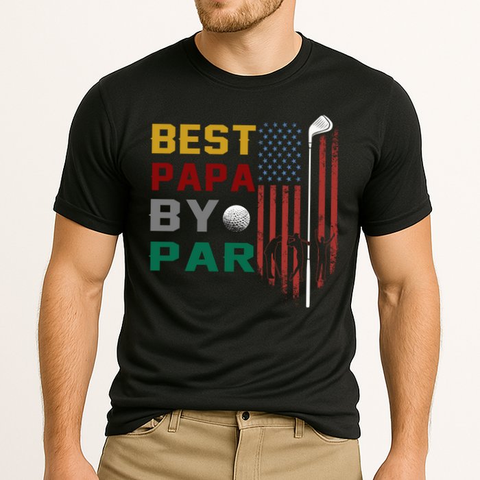Best Papa By Par Cooling Performance Crew T-Shirt