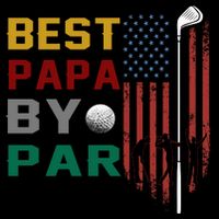 Best Papa By Par Cooling Performance Crew T-Shirt