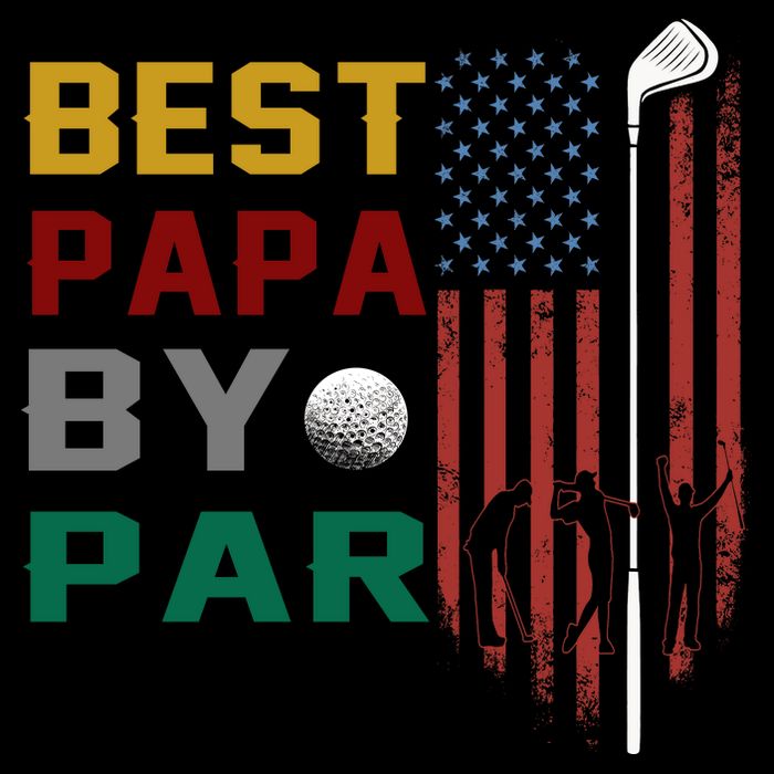 Best Papa By Par Sustainable Bucket Hat