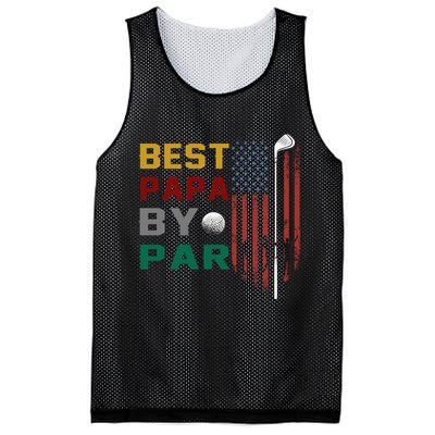 Best Papa By Par Mesh Reversible Basketball Jersey Tank