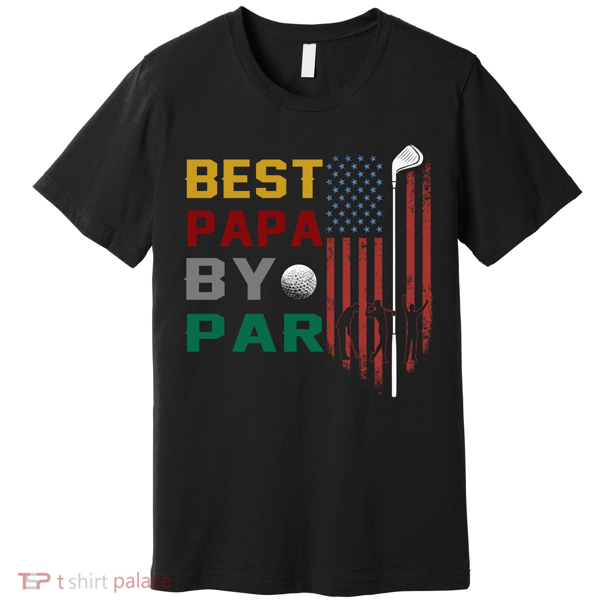 Best Papa By Par Premium T-Shirt
