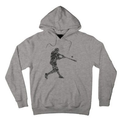 Baseball Player Batter Tall Hoodie