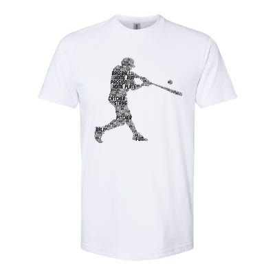 Baseball Player Batter Softstyle® CVC T-Shirt