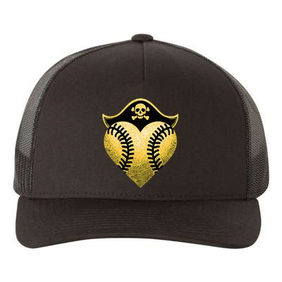 Baseball Pirate Baseball Player Yupoong Adult 5-Panel Trucker Hat