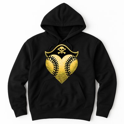 Baseball Pirate Baseball Player Hoodie