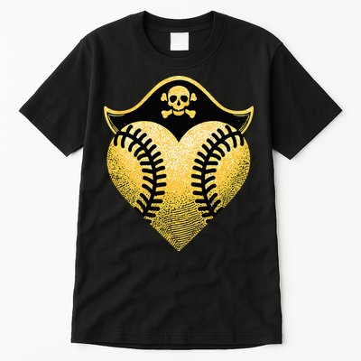 Baseball Pirate Baseball Player Tall T-Shirt