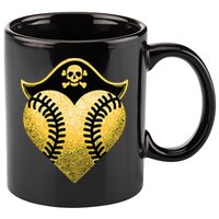 Baseball Pirate Baseball Player 11oz C Handle Ceramic Mug