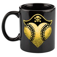 Baseball Pirate Baseball Player 11oz C Handle Ceramic Mug