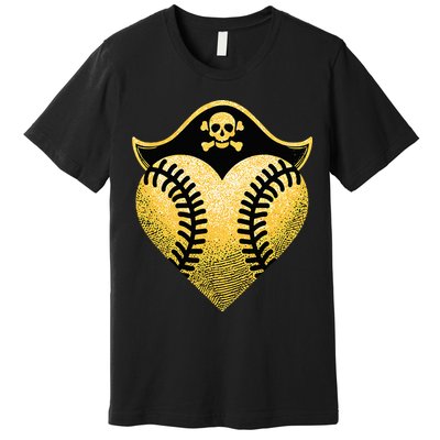 Baseball Pirate Baseball Player Premium T-Shirt