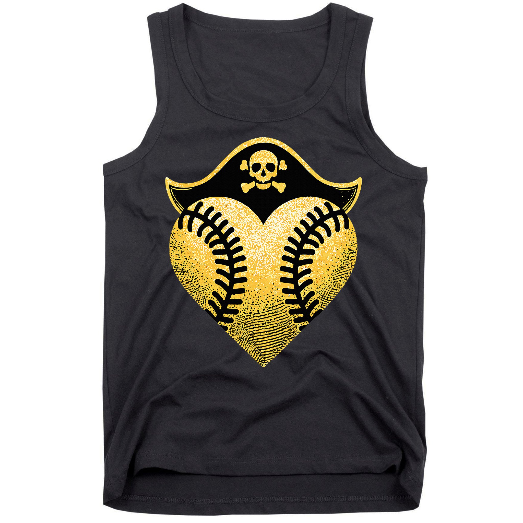 Baseball Pirate Baseball Player Tank Top