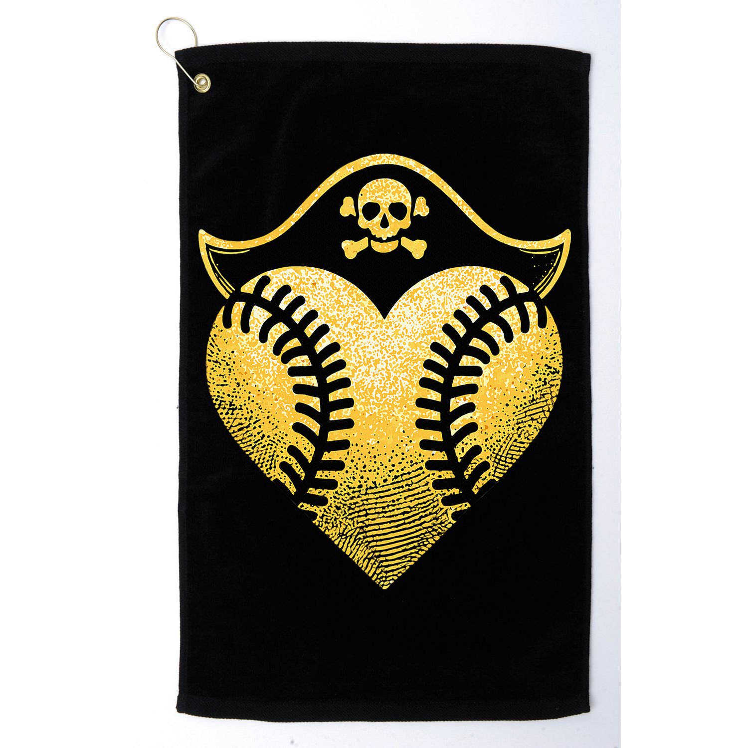 Baseball Pirate Baseball Player Golf Towel