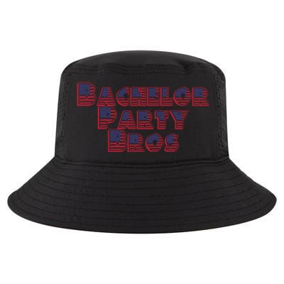 Bachelor Party Bros American Flag Colors Stars And Stripes Gift Cool Comfort Performance Bucket Hat