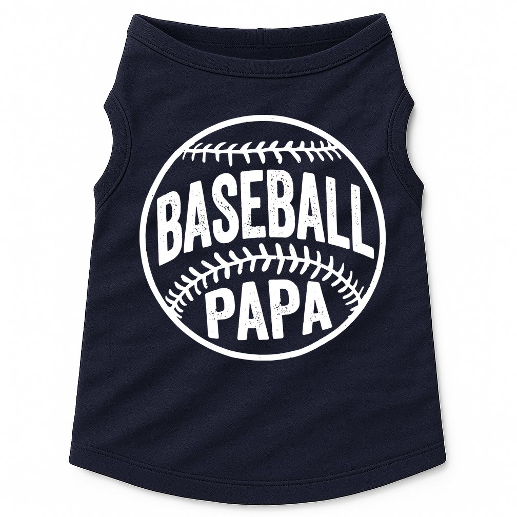 Baseball Papa Doggie Tank