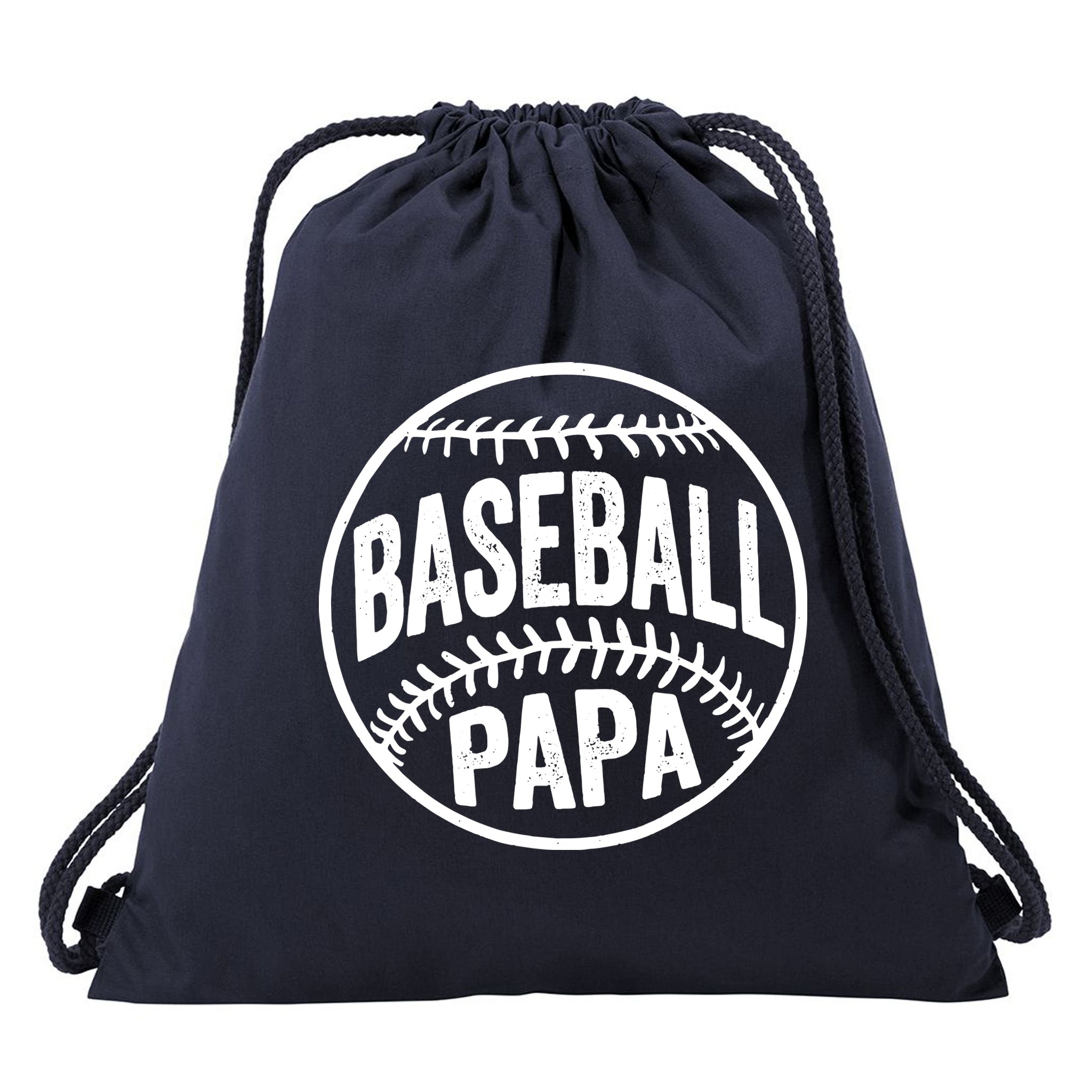 Baseball Papa Drawstring Bag
